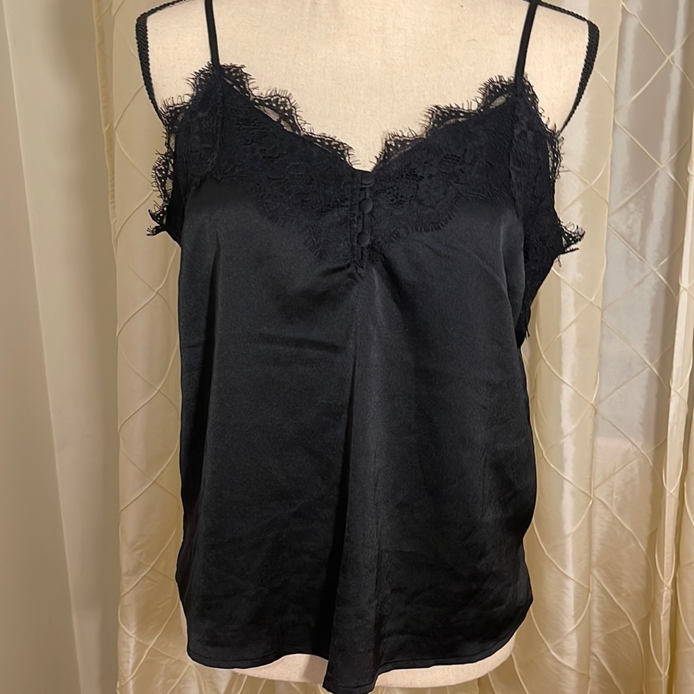 Abercrombie and Fitch satin lace camisole. Size M